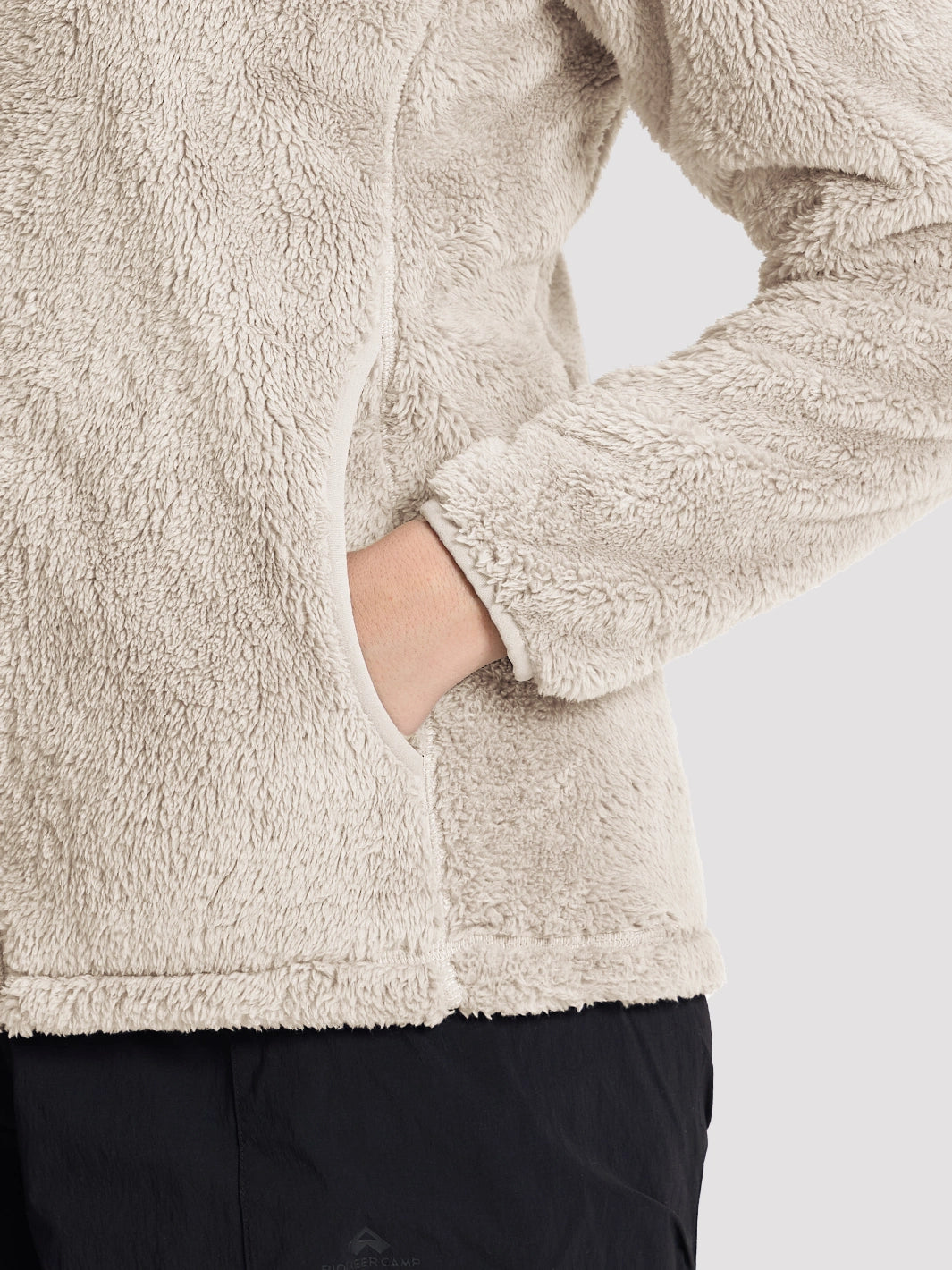 Women's Stand-Collar Coral Fleece Jacket PIONEER CAMP