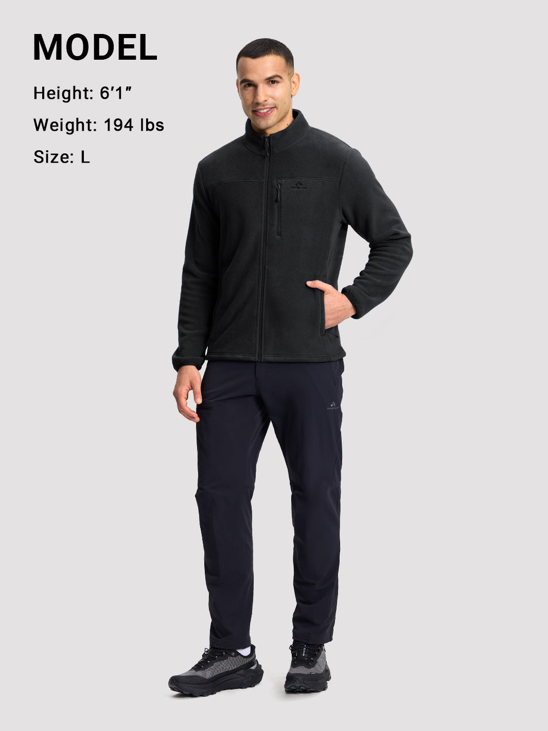 Men's Anti-Static Fleece Jacket PIONEER CAMP