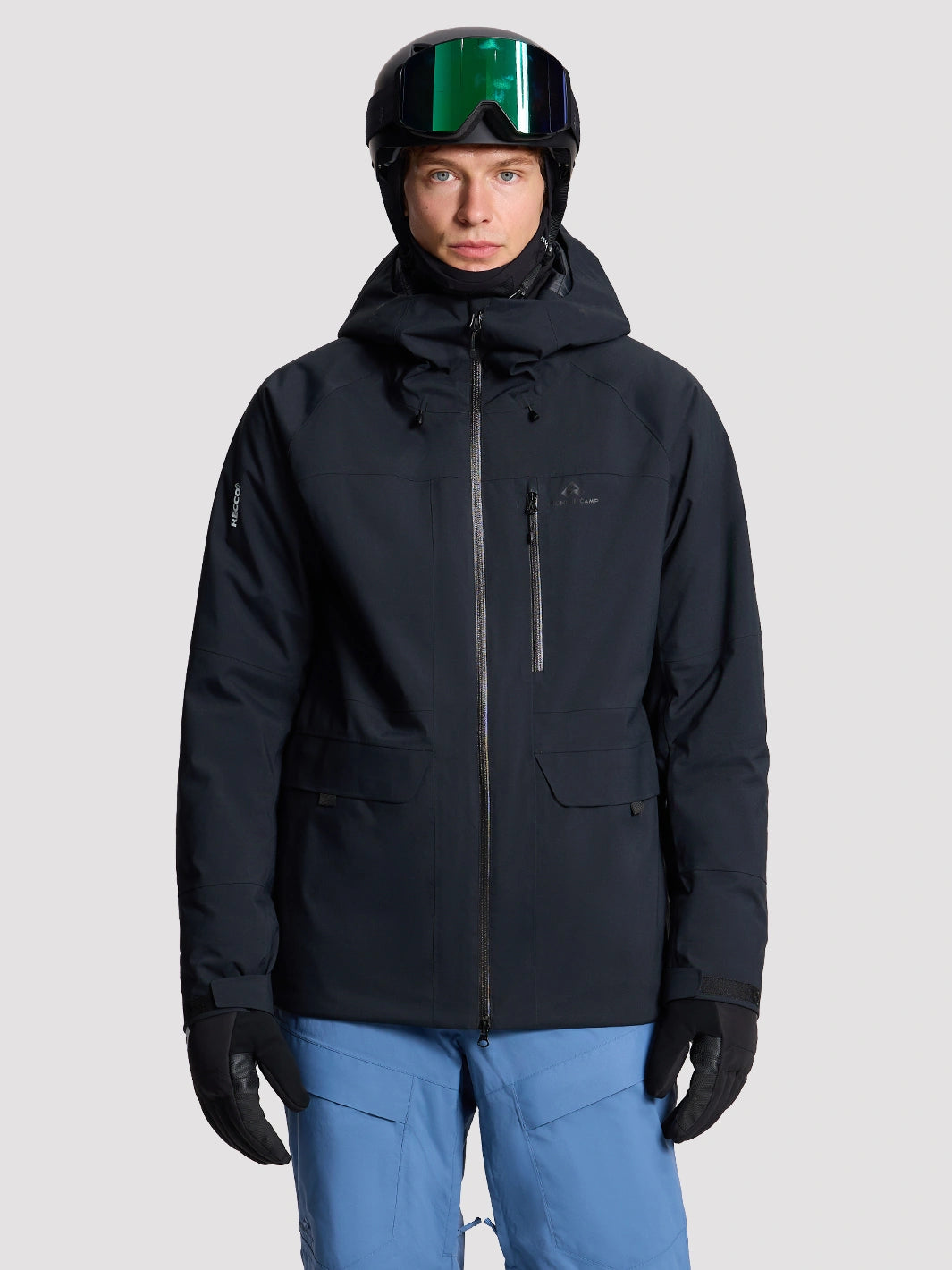 Men's 2L Insulated Ski Jacket with RECCO Reflector PIONEER CAMP