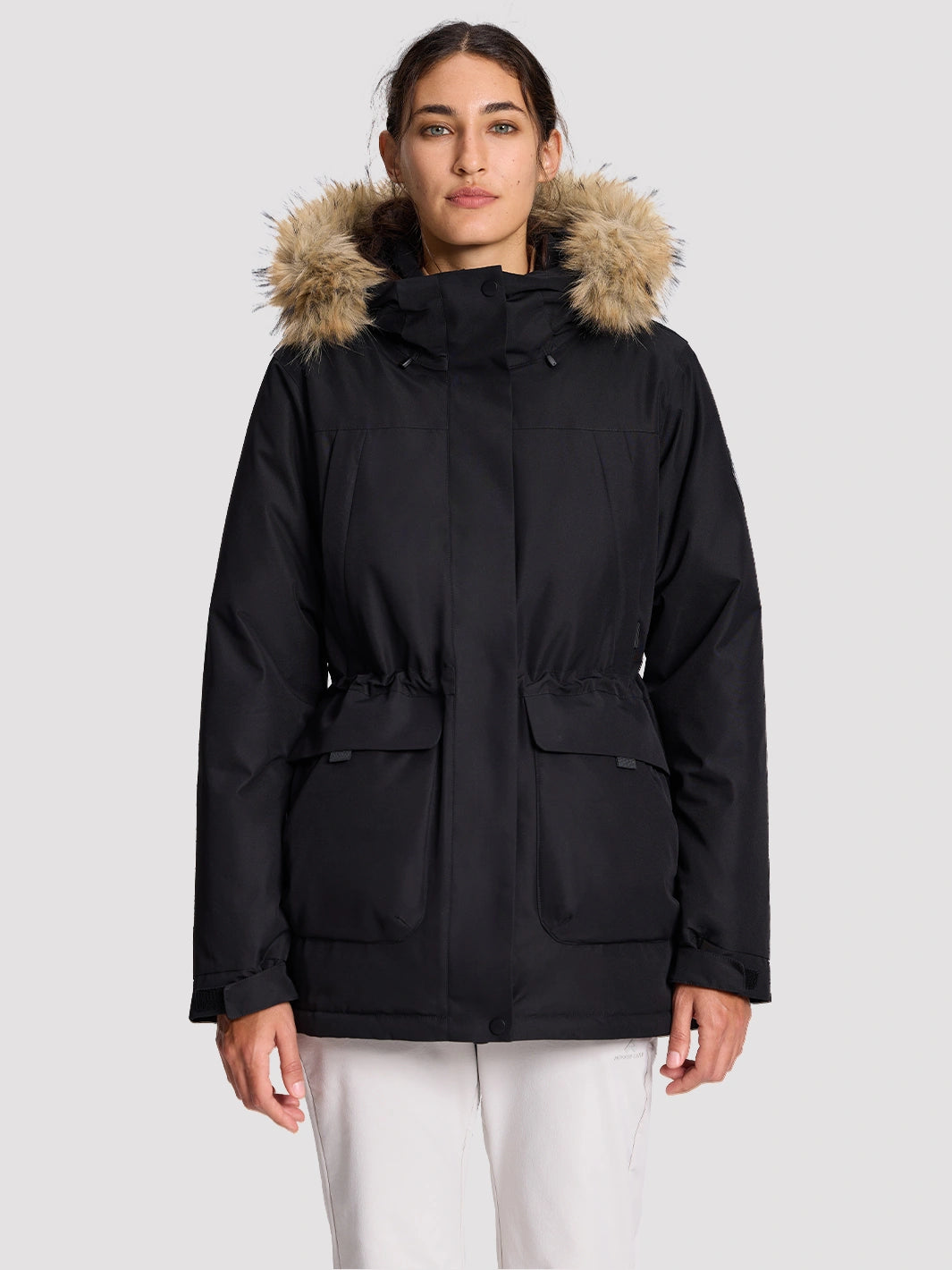 Women's 700 Fill Power Water-Resistant Duck Down Parka Jacket PIONEER CAMP