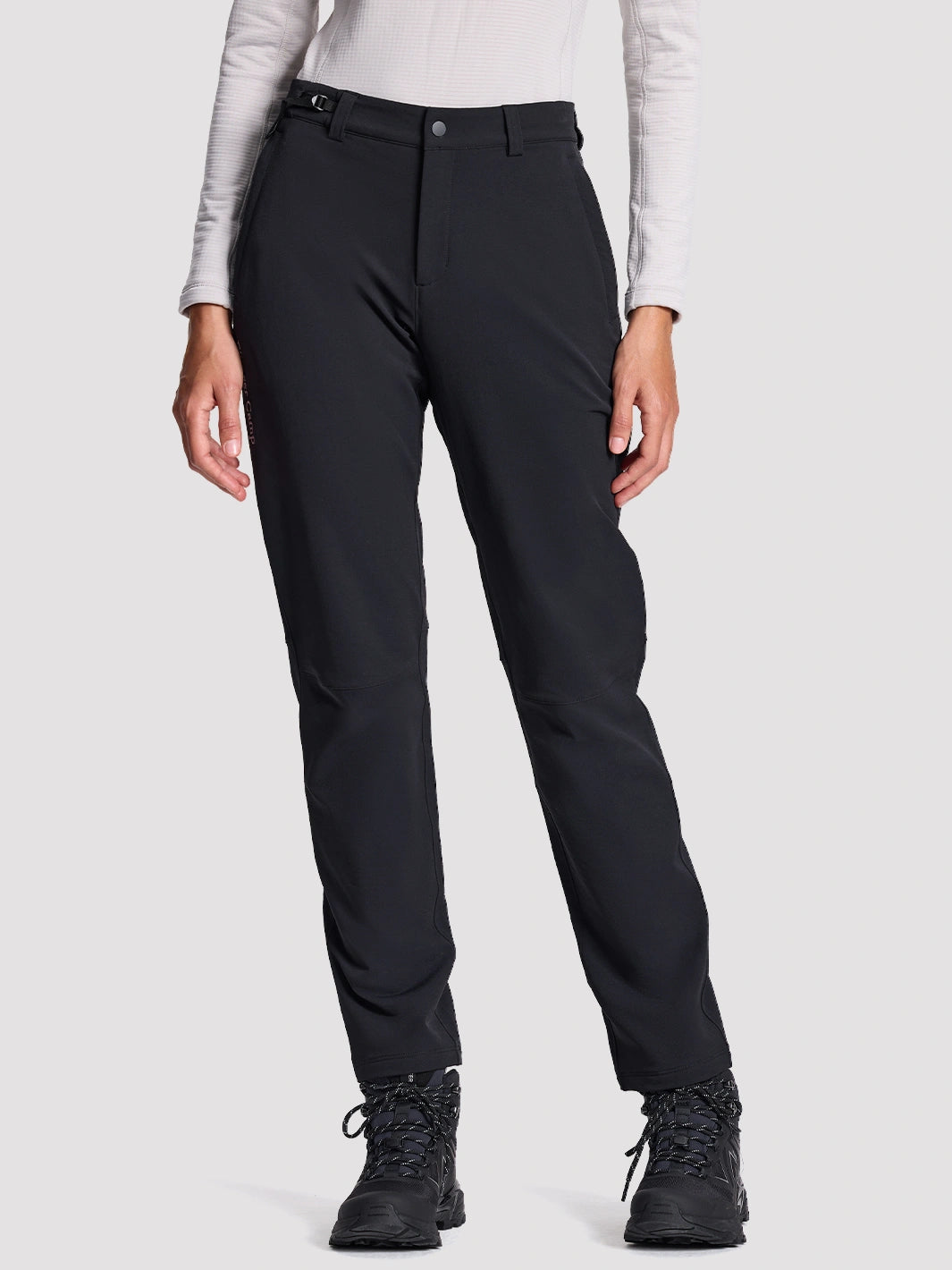 Women's Water-Resistant Fleece Lined Straight Hiking Pants PIONEER CAMP