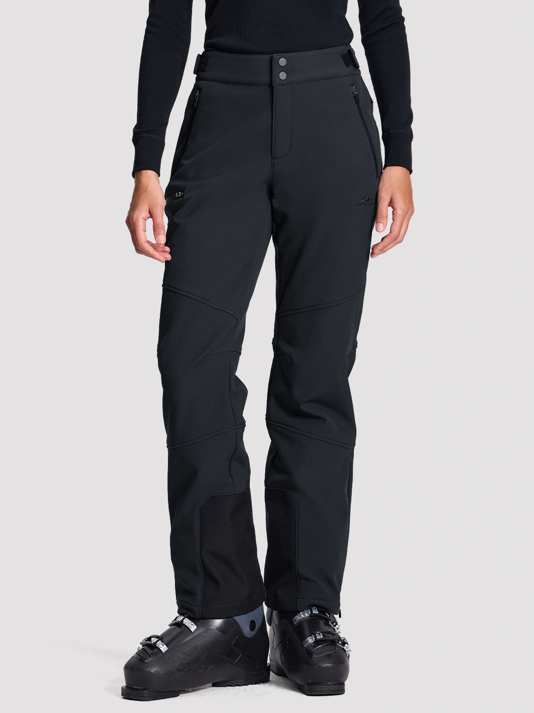 Women's 3-Layer Water-Repellent Softshell Ski Pants PIONEER CAMP