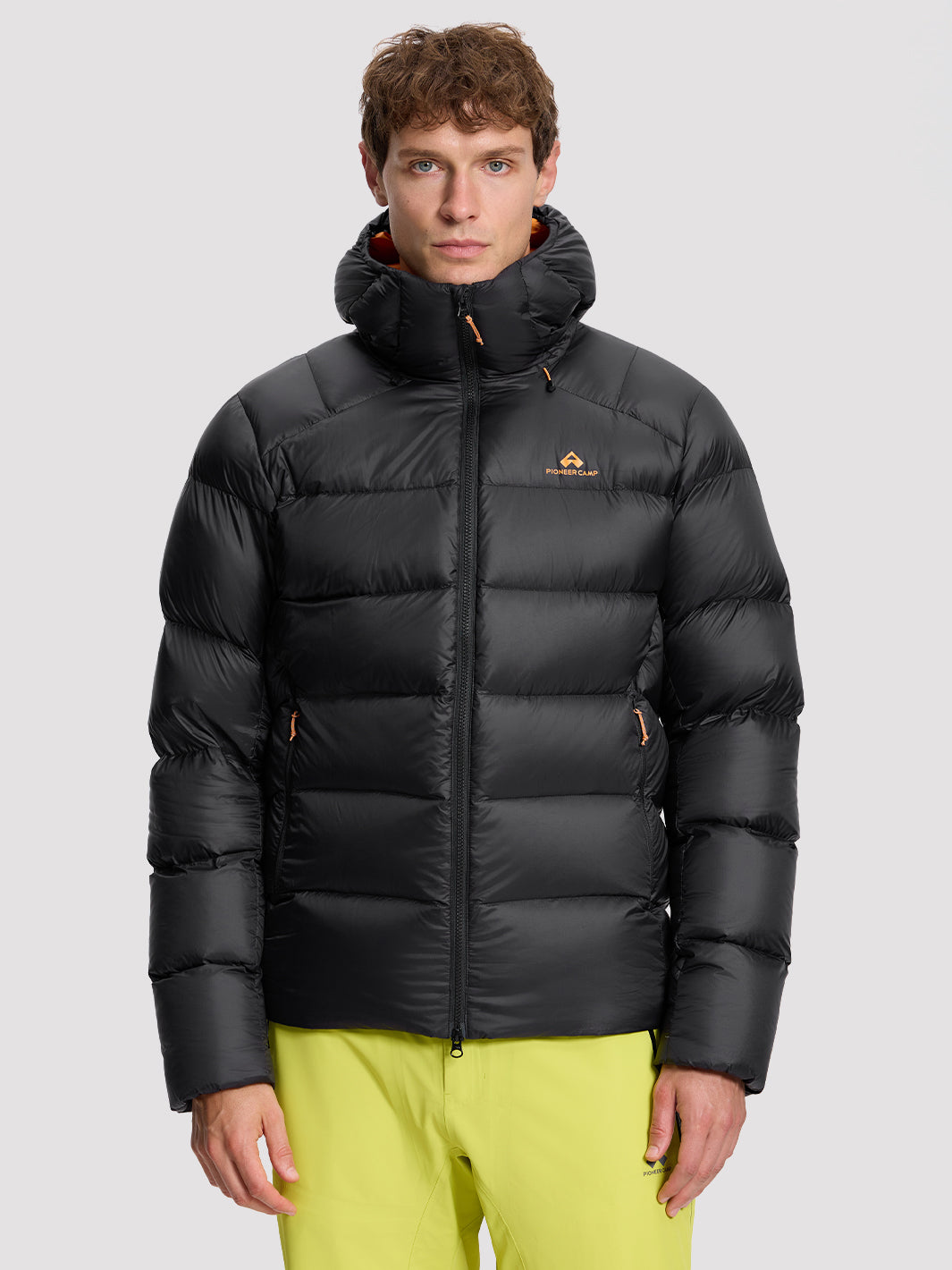 Men's 800-Fill Goose Down Hooded Jacket PIONEER CAMP
