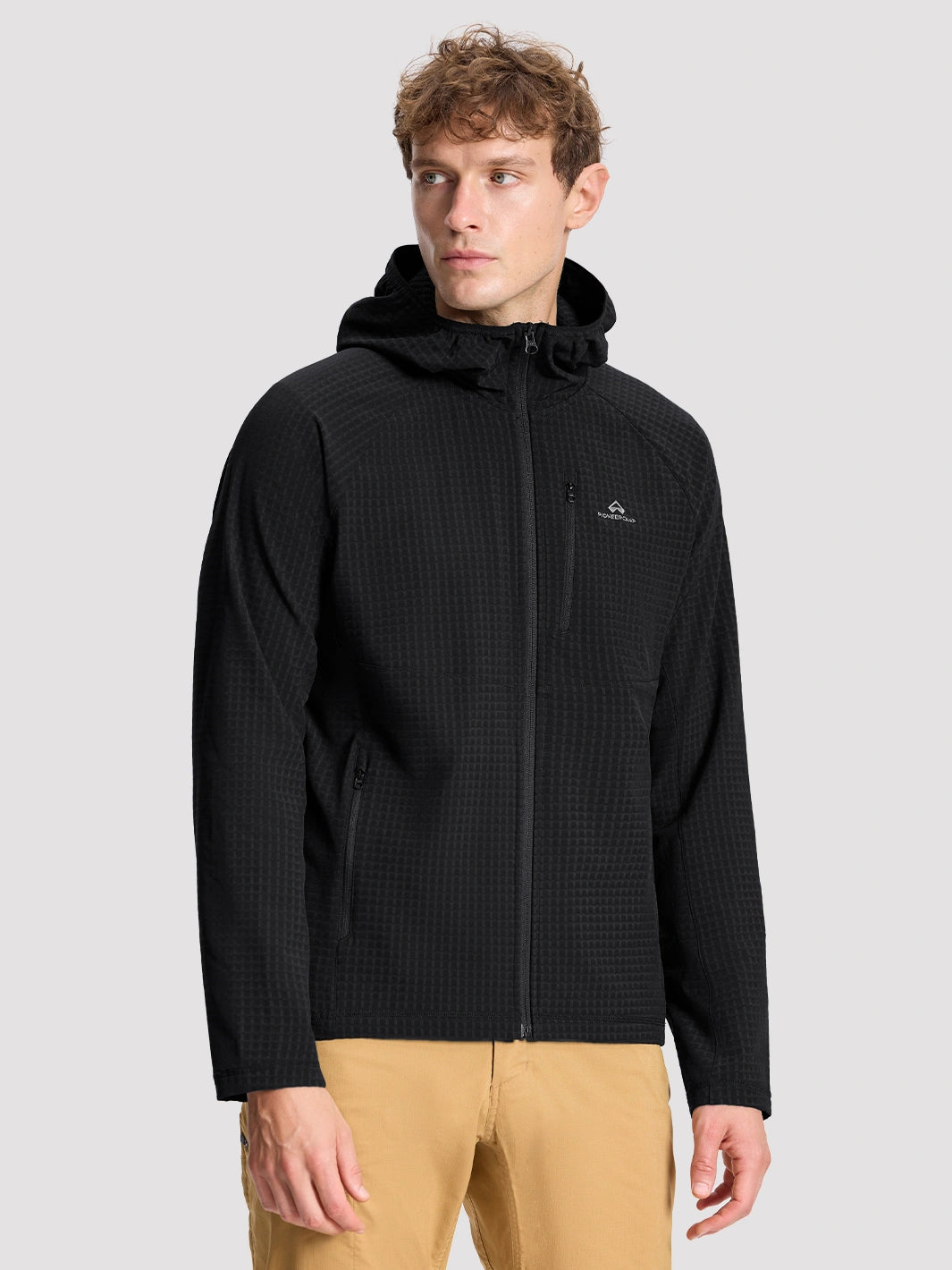 Men's Lightweight Grid Fleece Jacket PIONEER CAMP