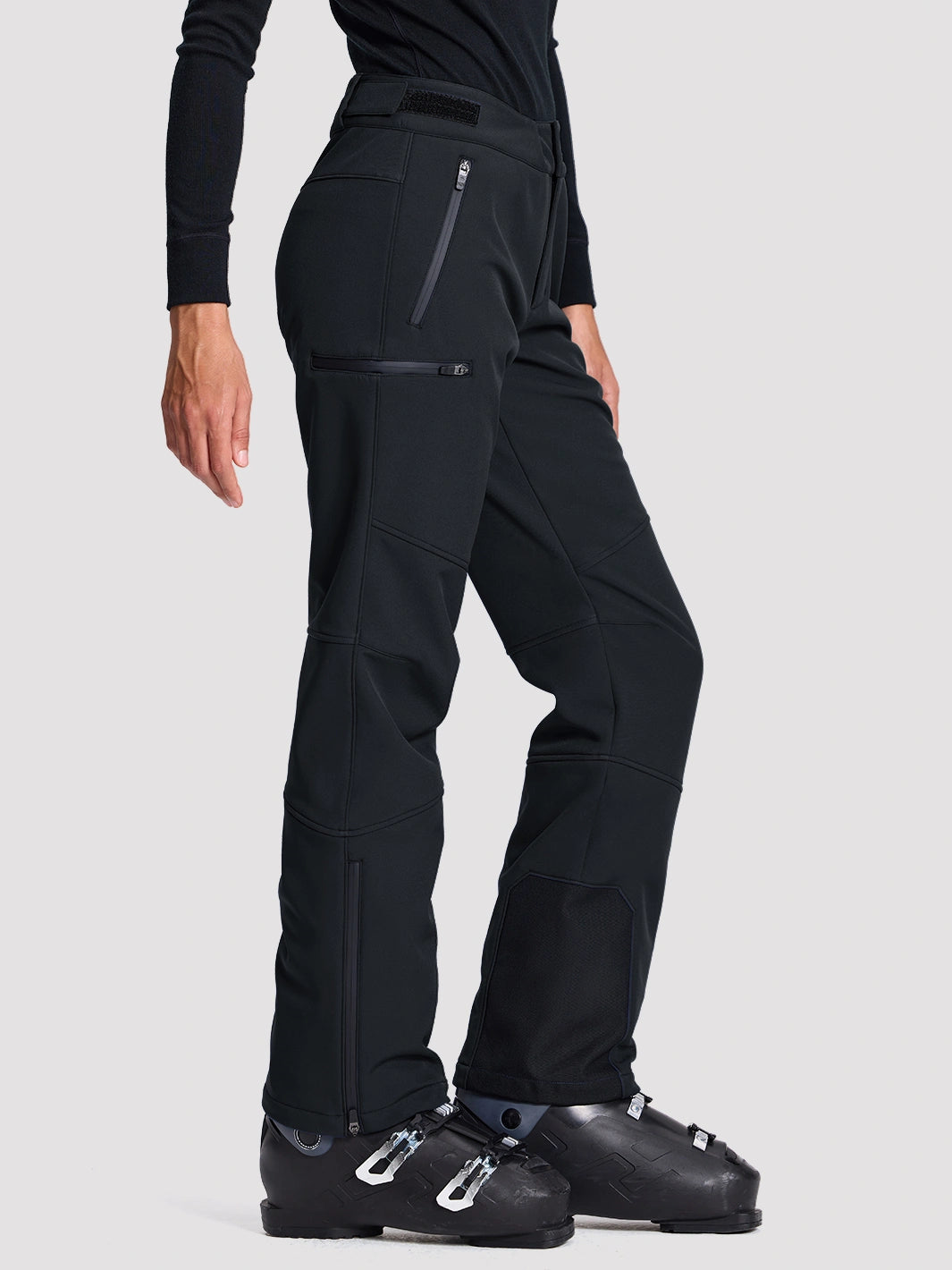 Women's 3-Layer Water-Repellent Softshell Ski Pants PIONEER CAMP