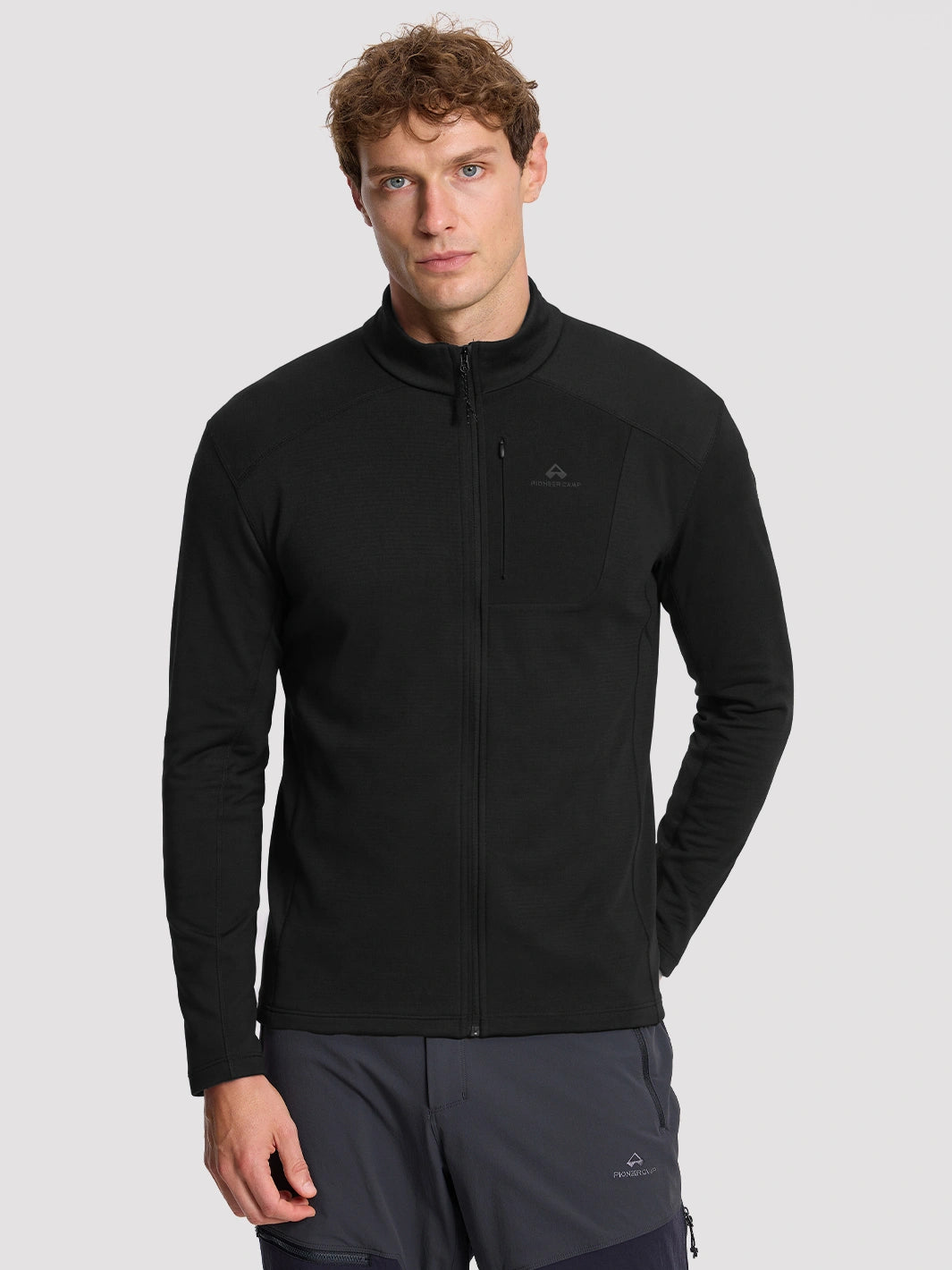 Men's Dynamic Full-Zip Grid Fleece Jacket PIONEER CAMP