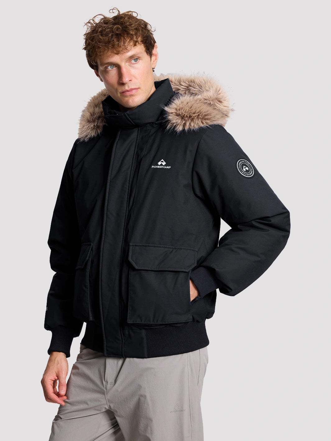 Men's Water-Resistant 700 Fill Power Down Parka PIONEER CAMP