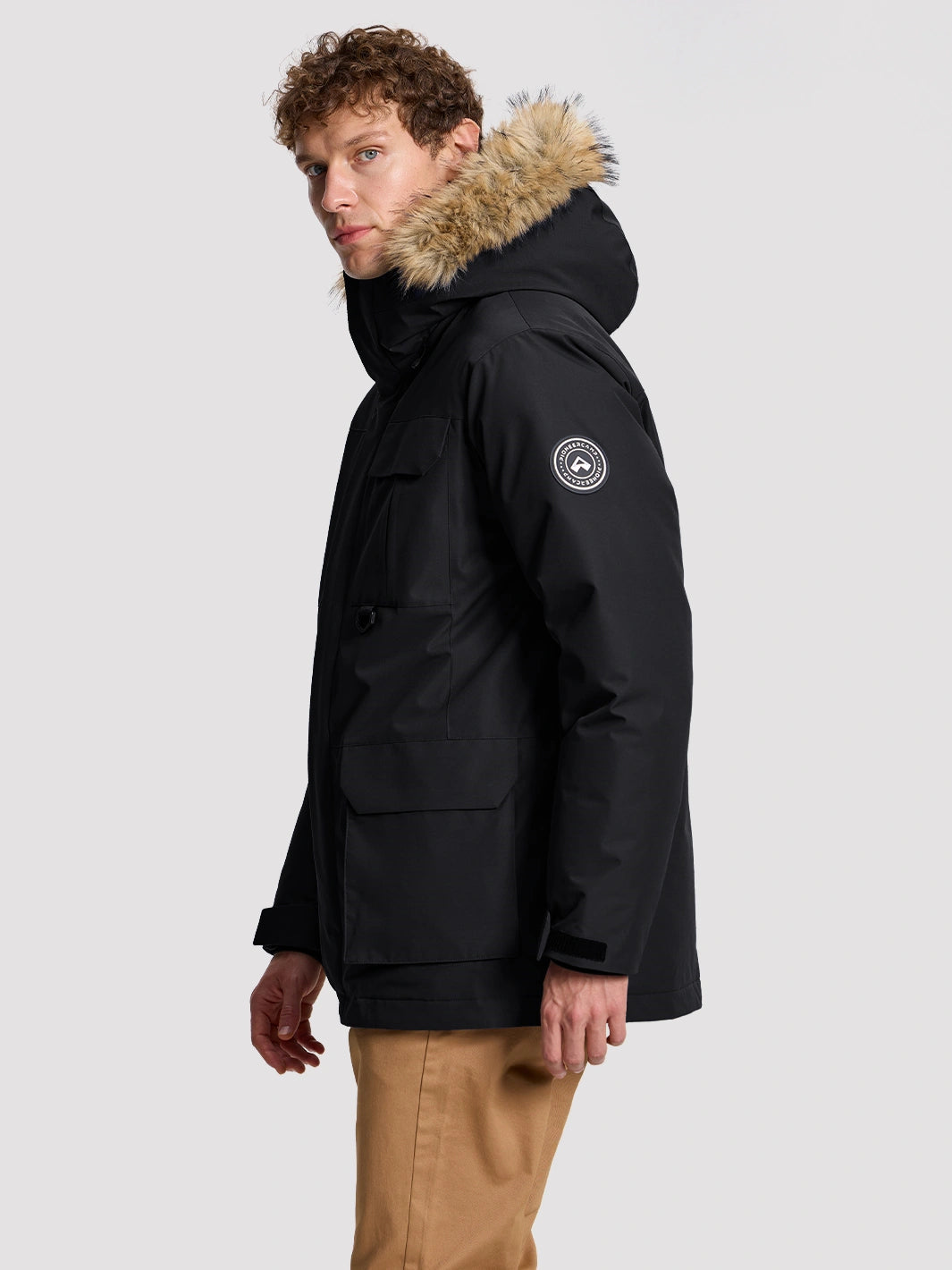 Men's 700 Fill Power Water-Resistant Duck Down Parka Jacket PIONEER CAMP
