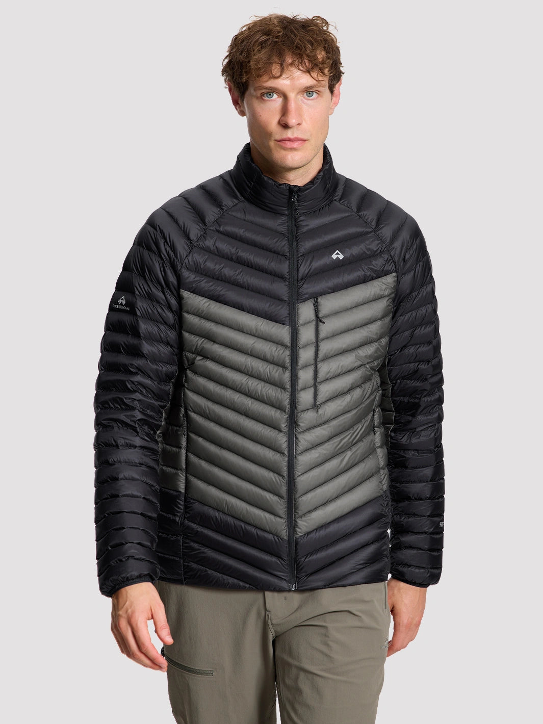 Men's Ultralight 900 Fill Power Water-Repellent Goose Down Stand Collar Jacket PIONEER CAMP