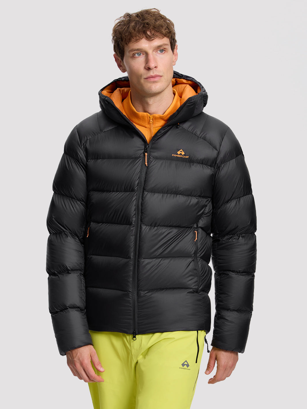 Men's 800-Fill Goose Down Hooded Jacket PIONEER CAMP