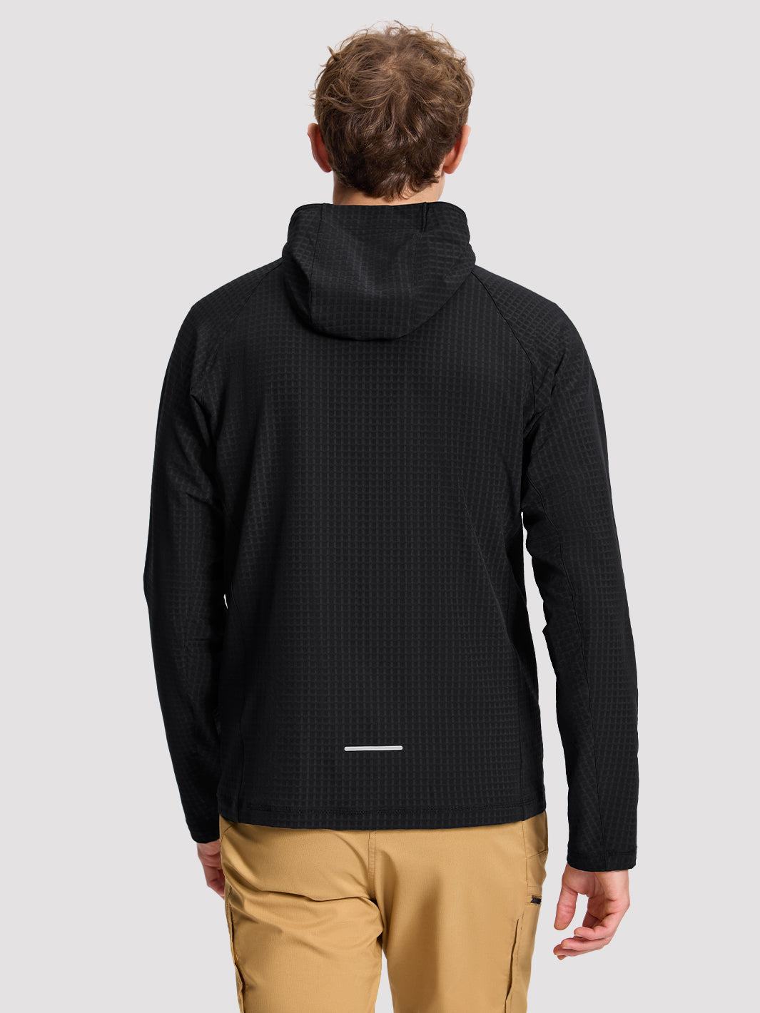 Men's Lightweight Grid Fleece Softshell Jacket PIONEER CAMP