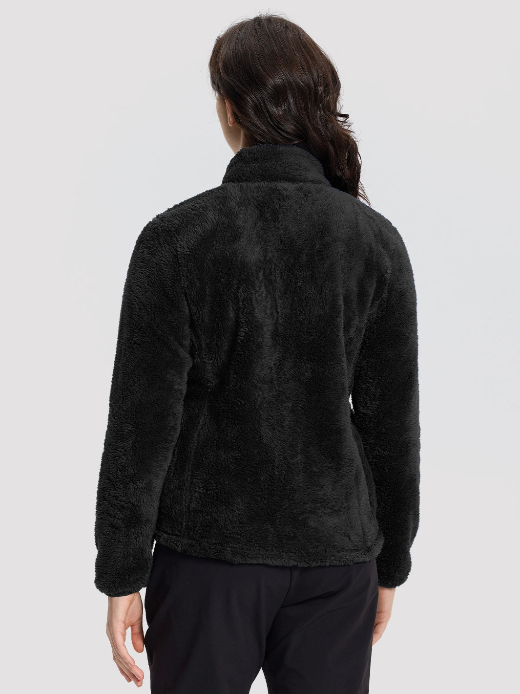 Women's Stand-Collar Coral Fleece Jacket PIONEER CAMP