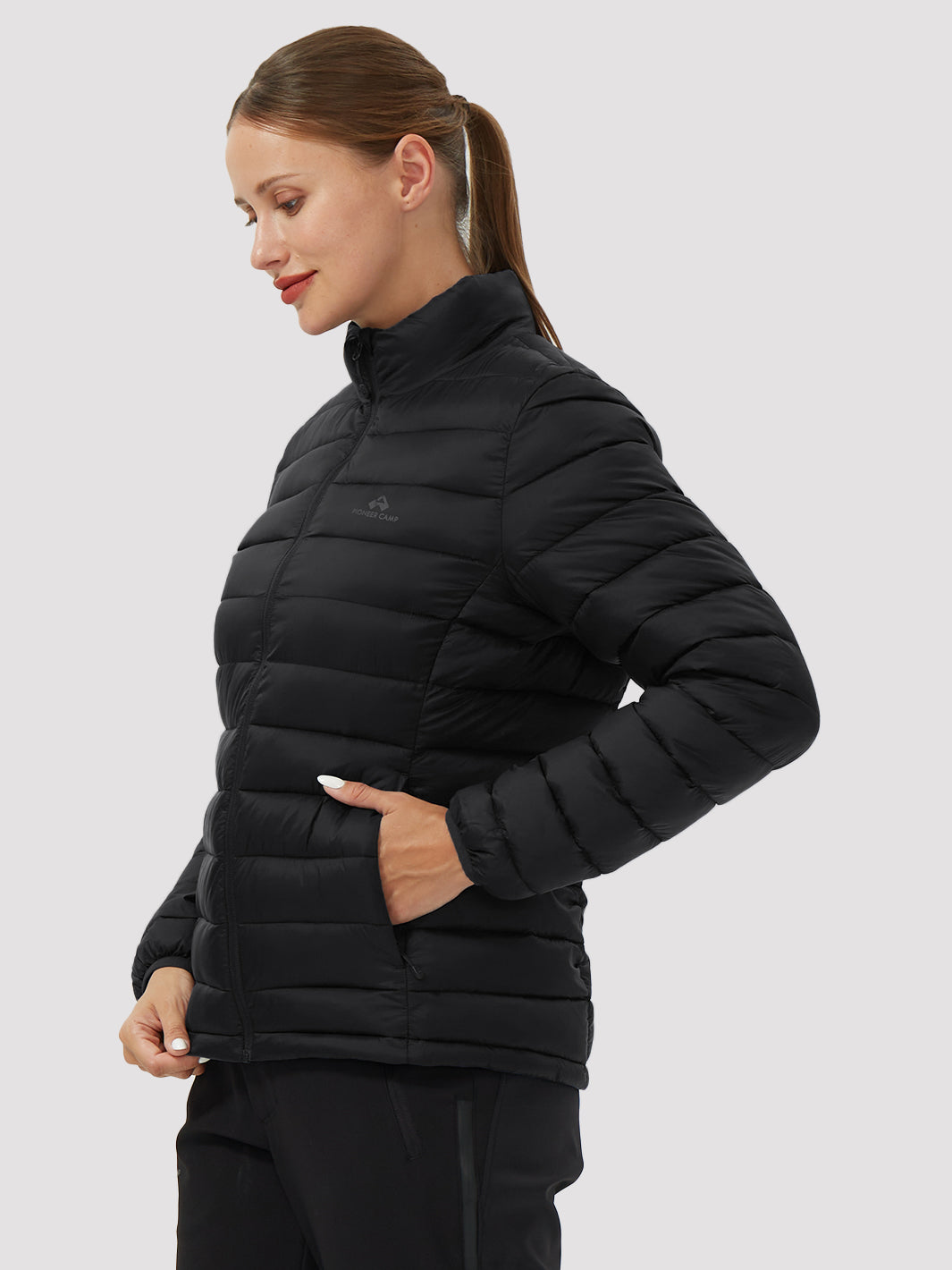 Women's 350g Lightweight Packable Puffer Jacket PIONEER CAMP