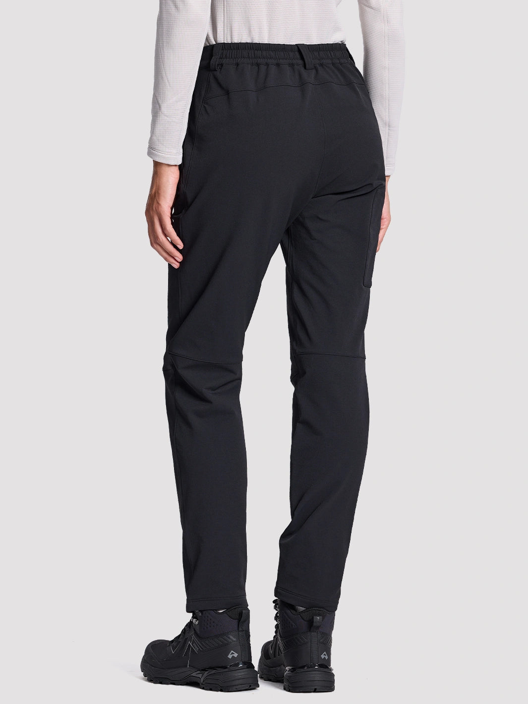 Women's Water-Resistant Fleece Lined Straight Hiking Pants PIONEER CAMP