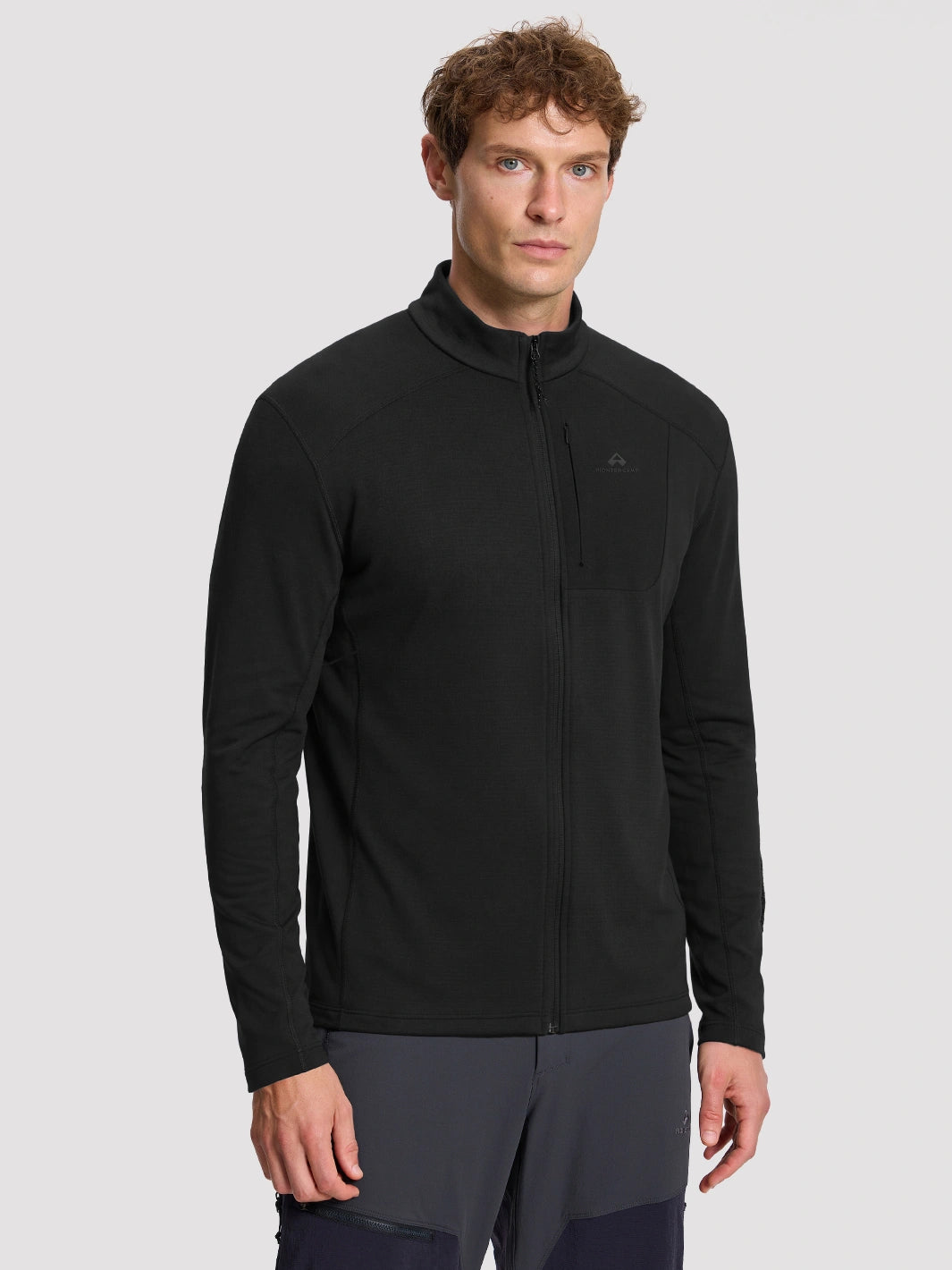 Men's Dynamic Full-Zip Grid Fleece Jacket PIONEER CAMP