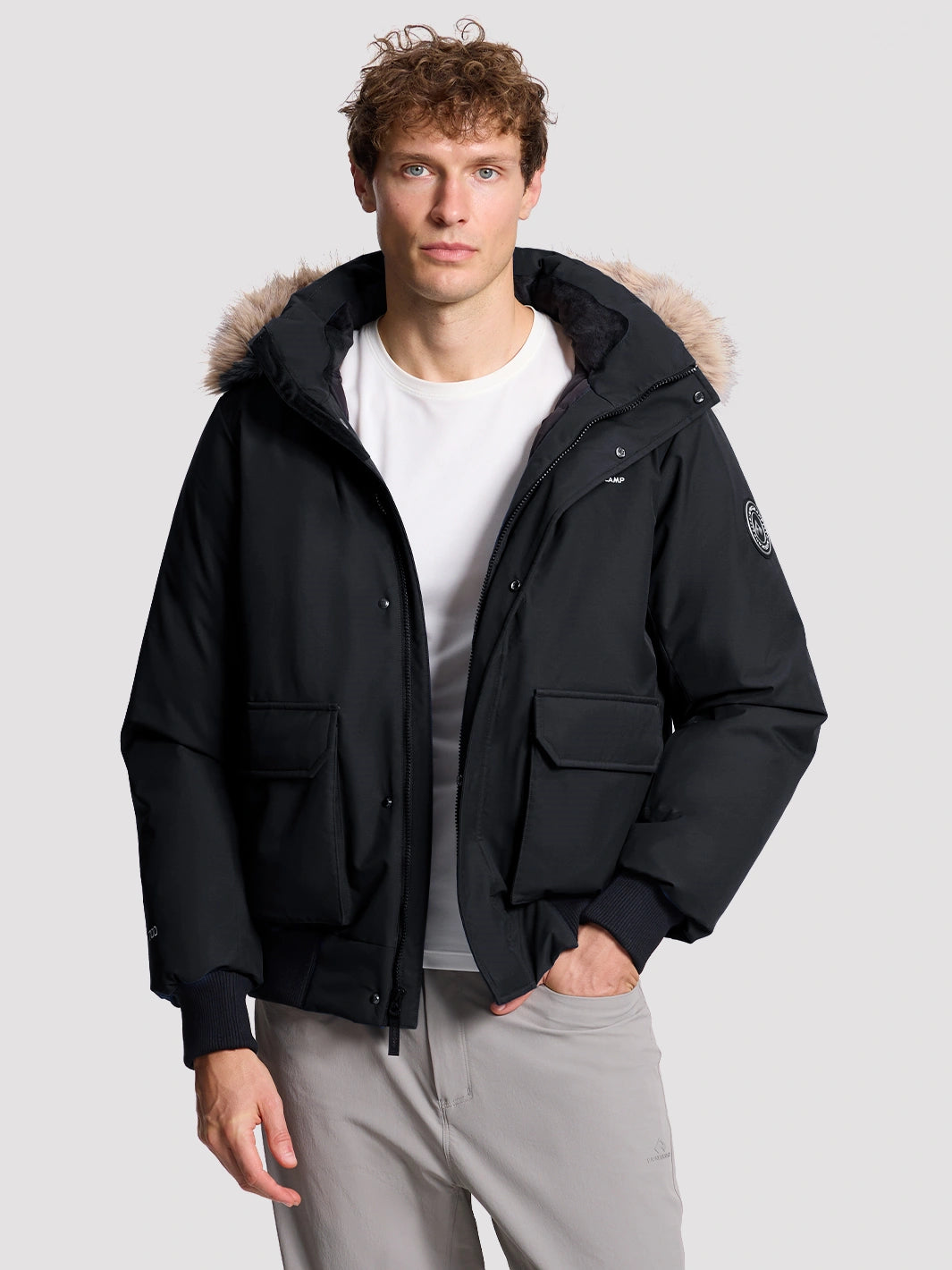 Men's Water-Resistant 700 Fill Power Down Parka PIONEER CAMP