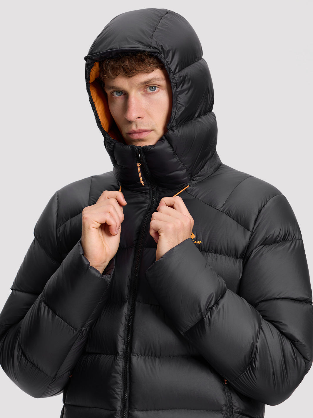Men's 800-Fill Goose Down Hooded Jacket PIONEER CAMP