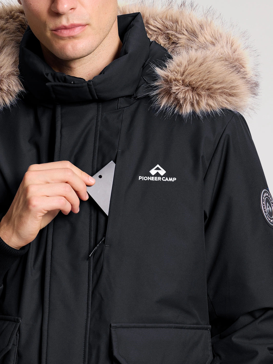 Men's Water-Resistant 700 Fill Power Down Parka PIONEER CAMP