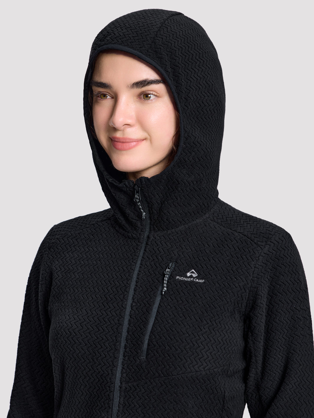 Women's Moisture-Wicking Wave Fleece Hoodie PIONEER CAMP