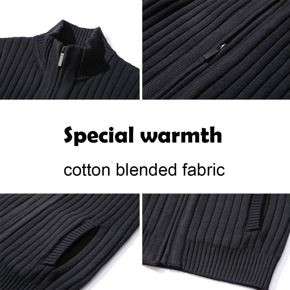 AOLI RAY Men's Cardigan Sweater