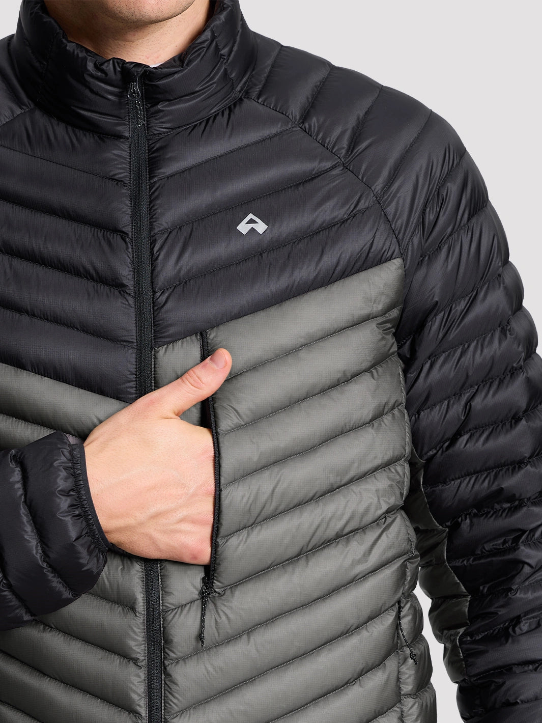 Men's Ultralight 900 Fill Power Water-Repellent Goose Down Stand Collar Jacket PIONEER CAMP