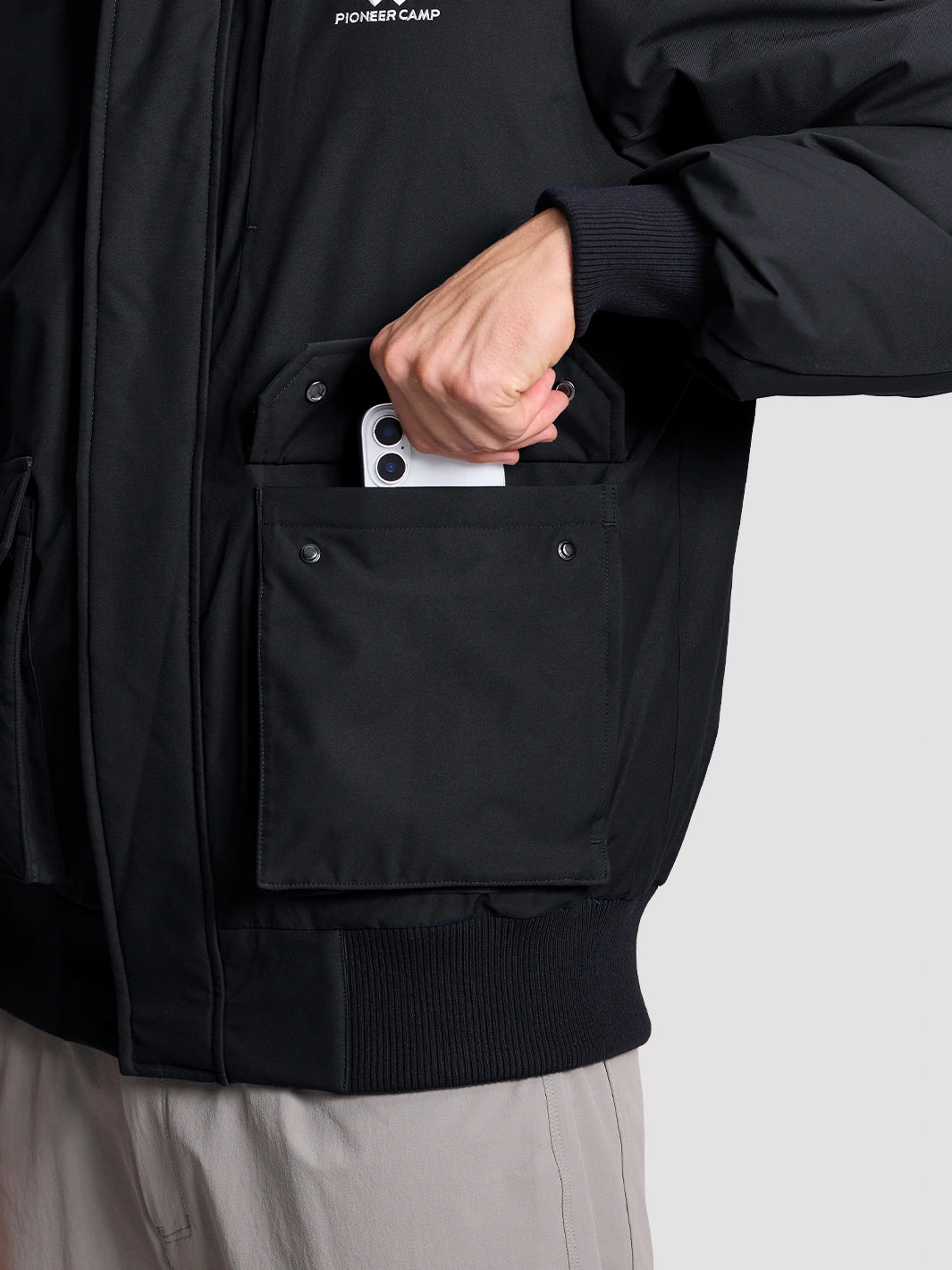 Men's Water-Resistant 700 Fill Power Down Parka PIONEER CAMP