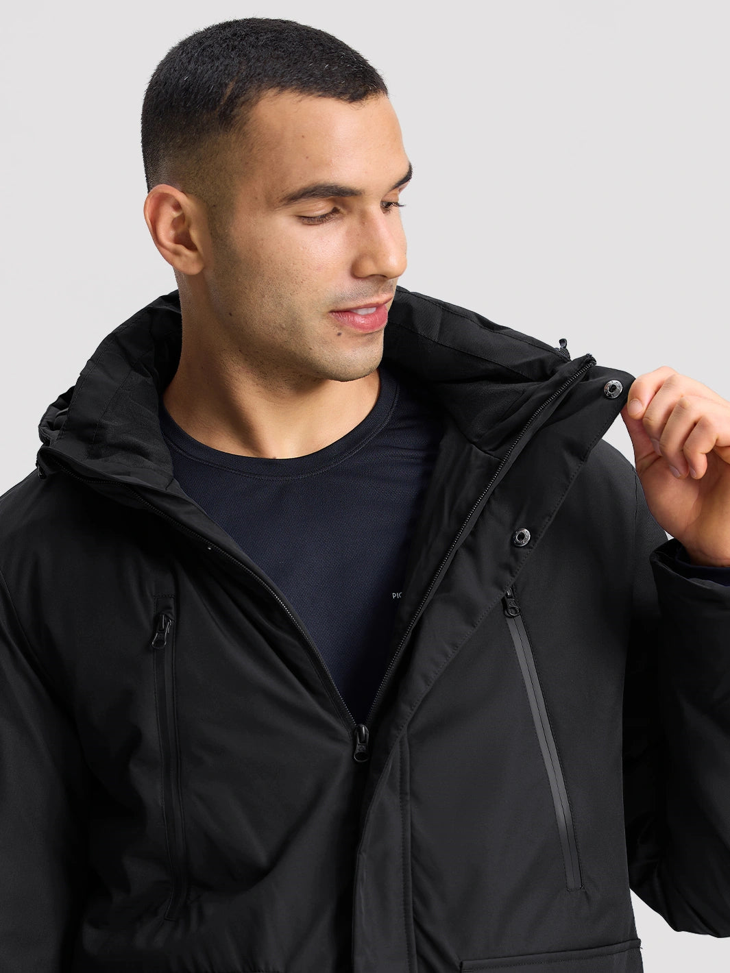 Men's 9-Pocket Hooded Fleece-Lined Winter Parka PIONEER CAMP