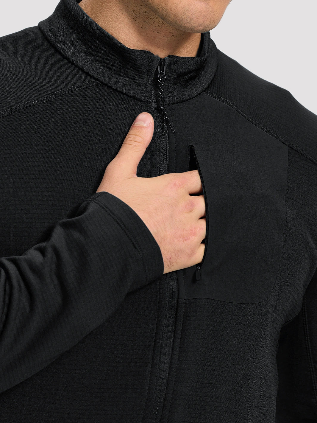 Men's Dynamic Full-Zip Grid Fleece Jacket PIONEER CAMP