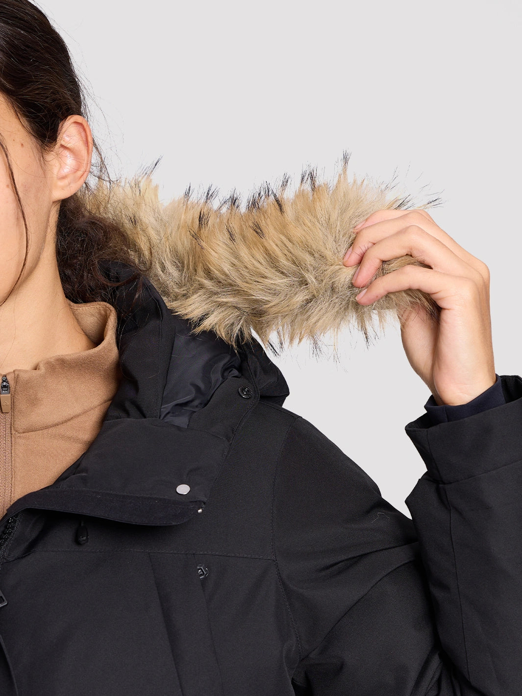 Women's 700 Fill Power Water-Resistant Duck Down Parka Jacket PIONEER CAMP