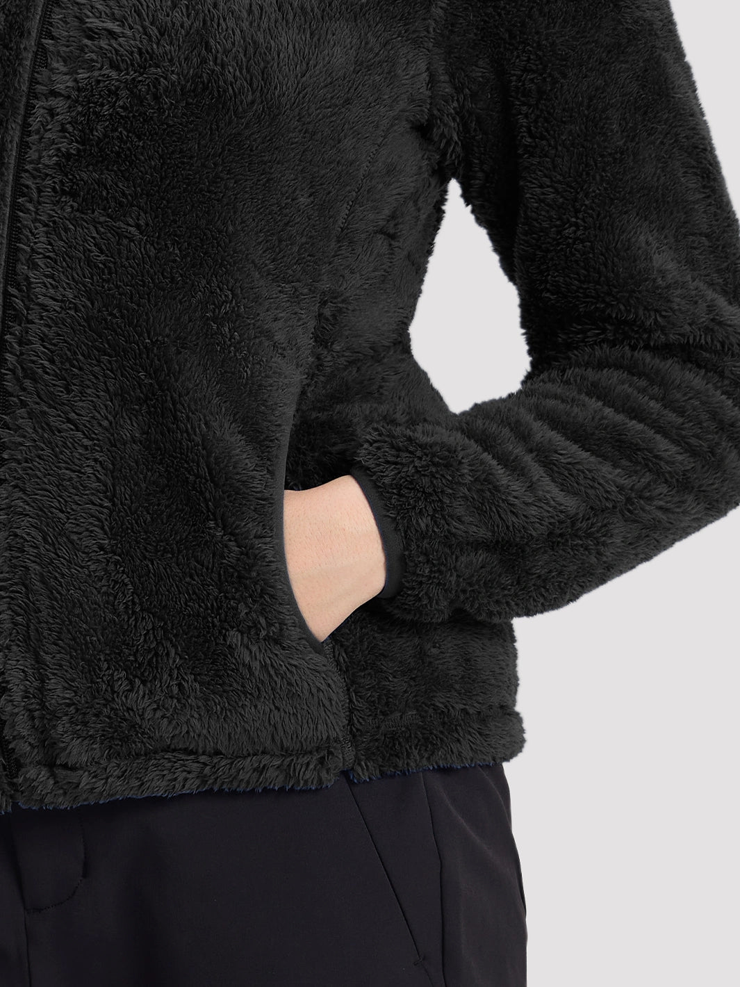 Women's Stand-Collar Coral Fleece Jacket PIONEER CAMP