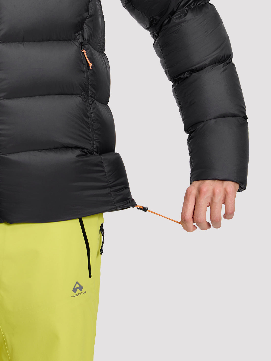 Men's 800-Fill Goose Down Hooded Jacket PIONEER CAMP
