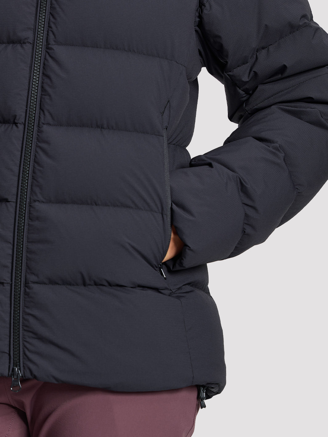 POLARIS Women's 800 Fill Goose Down Hooded Jacket Pioneer Camp