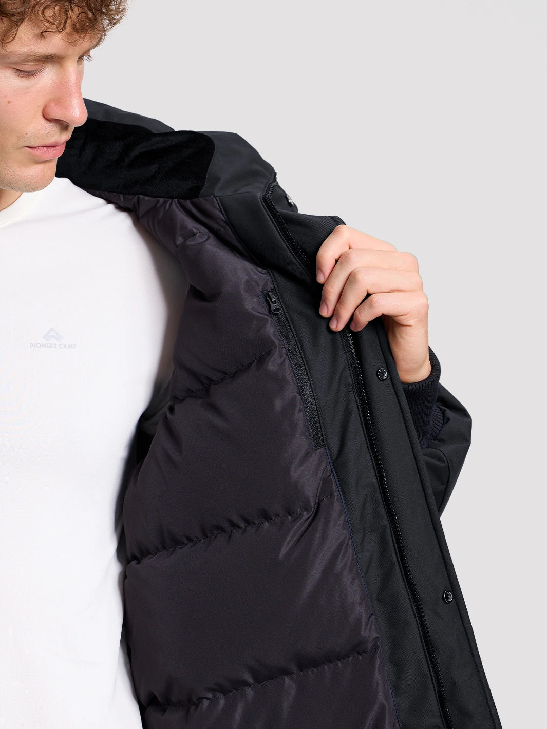 Men's Water-Resistant 700 Fill Power Down Parka PIONEER CAMP