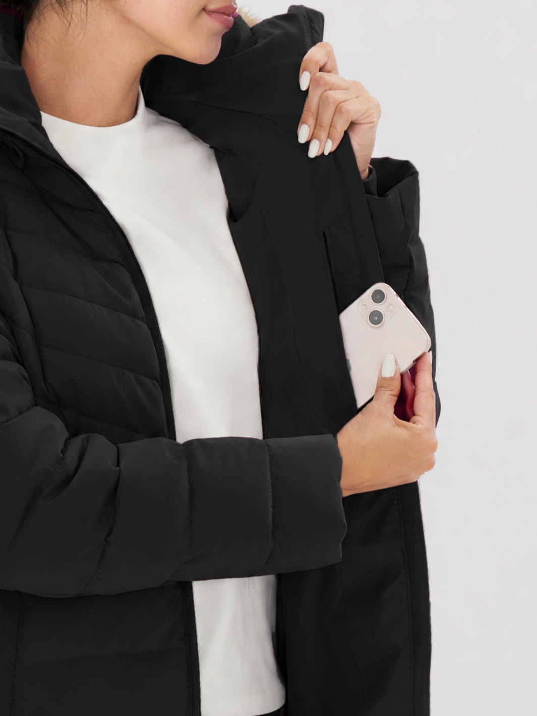 Women's Waterproof Long Puffer Coat PIONEER CAMP