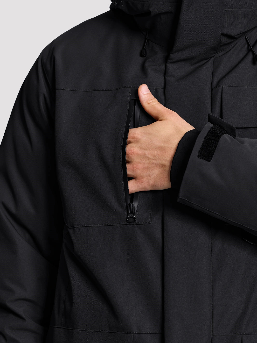Men's 700 Fill Power Water-Resistant Duck Down Parka Jacket PIONEER CAMP