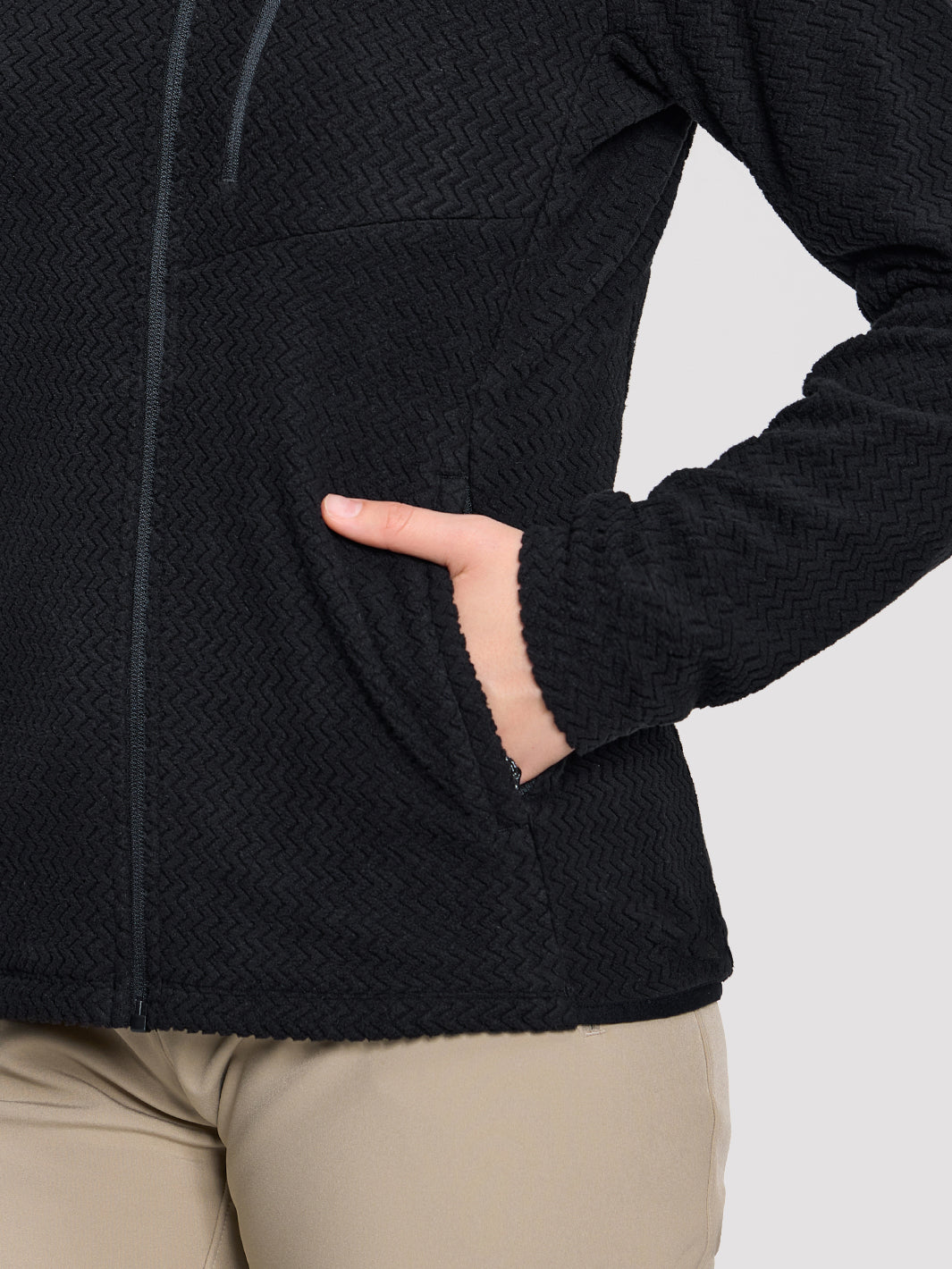 Women's Moisture-Wicking Wave Fleece Hoodie PIONEER CAMP