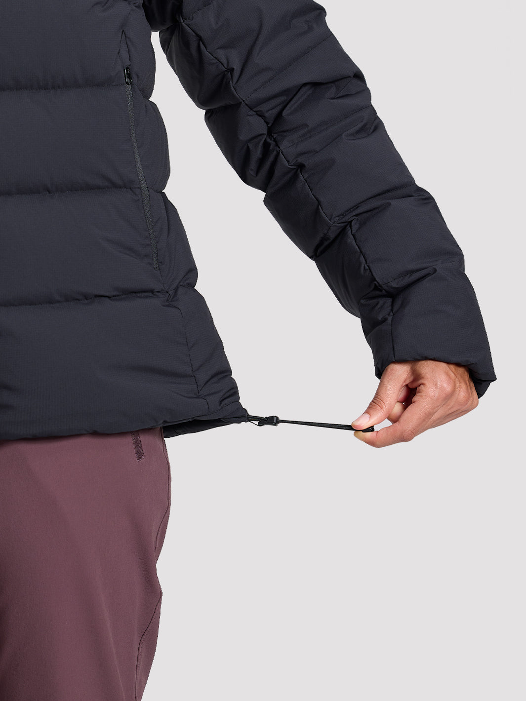 POLARIS Women's 800 Fill Goose Down Hooded Jacket Pioneer Camp