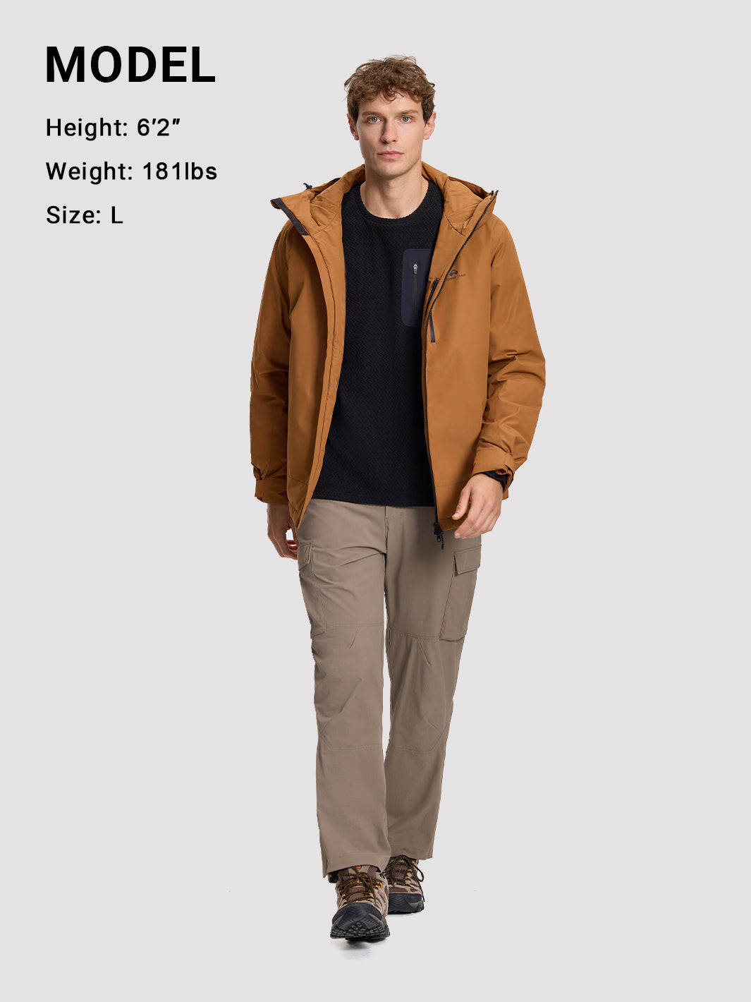 Men's Moisture-Wicking Wave Fleece Crewneck PIONEER CAMP