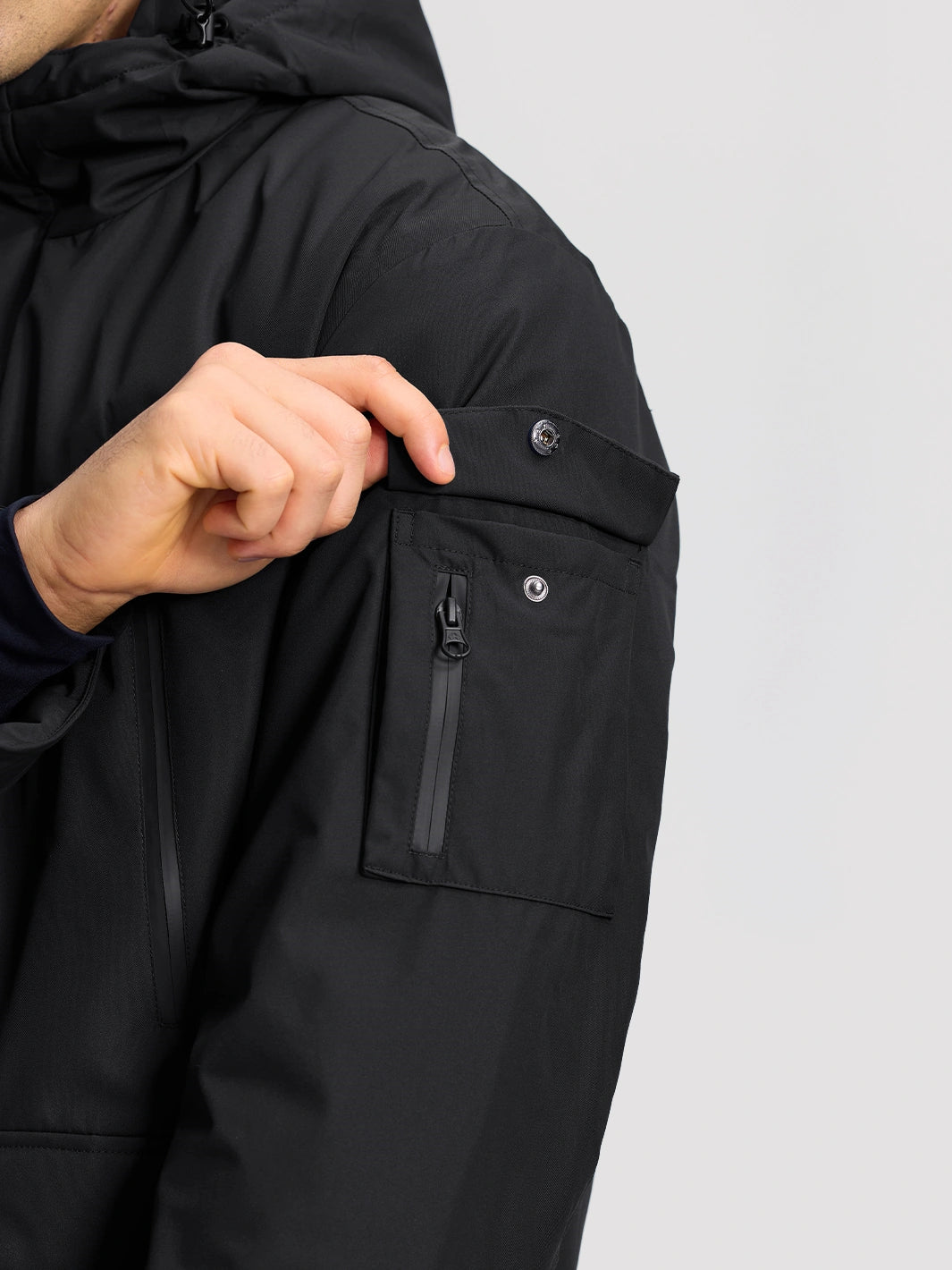 Men's 9-Pocket Hooded Fleece-Lined Winter Parka PIONEER CAMP