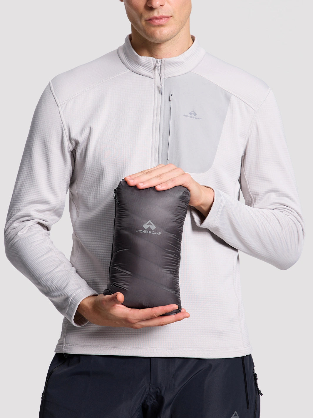 Men's Ultralight 900 Fill Power Water-Repellent Goose Down Stand Collar Jacket PIONEER CAMP