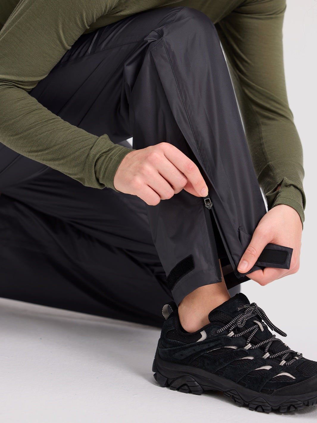 Pantalones Impermeables Plegables de Lluvia para Mujer