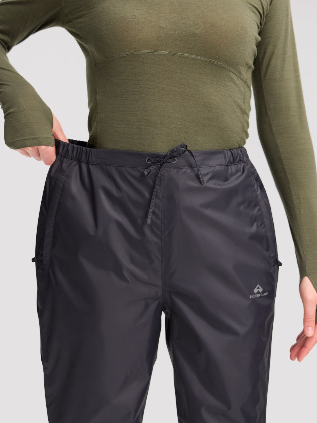 Pantalones Impermeables Plegables de Lluvia para Mujer