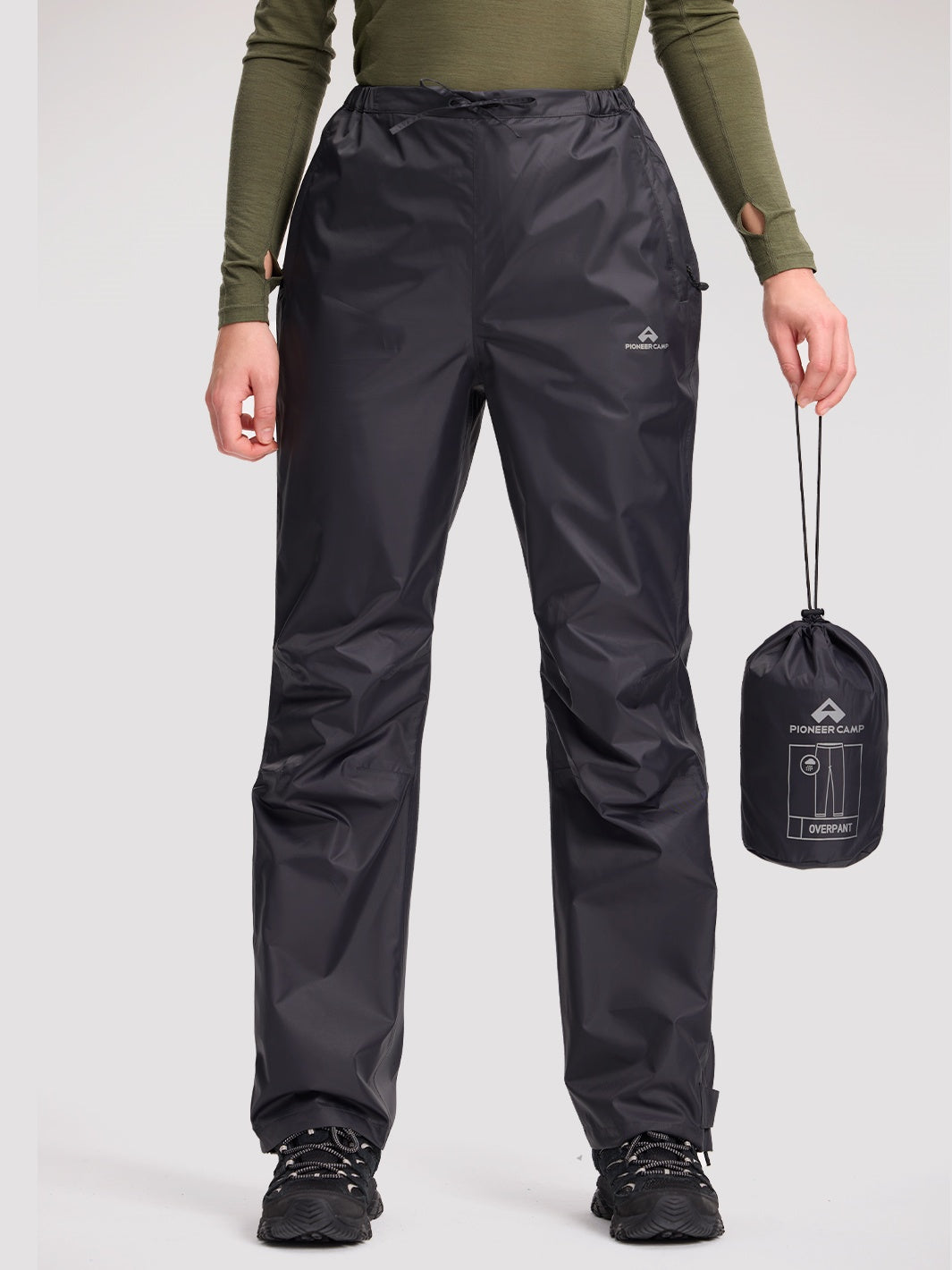 Pantalones Impermeables Plegables de Lluvia para Mujer