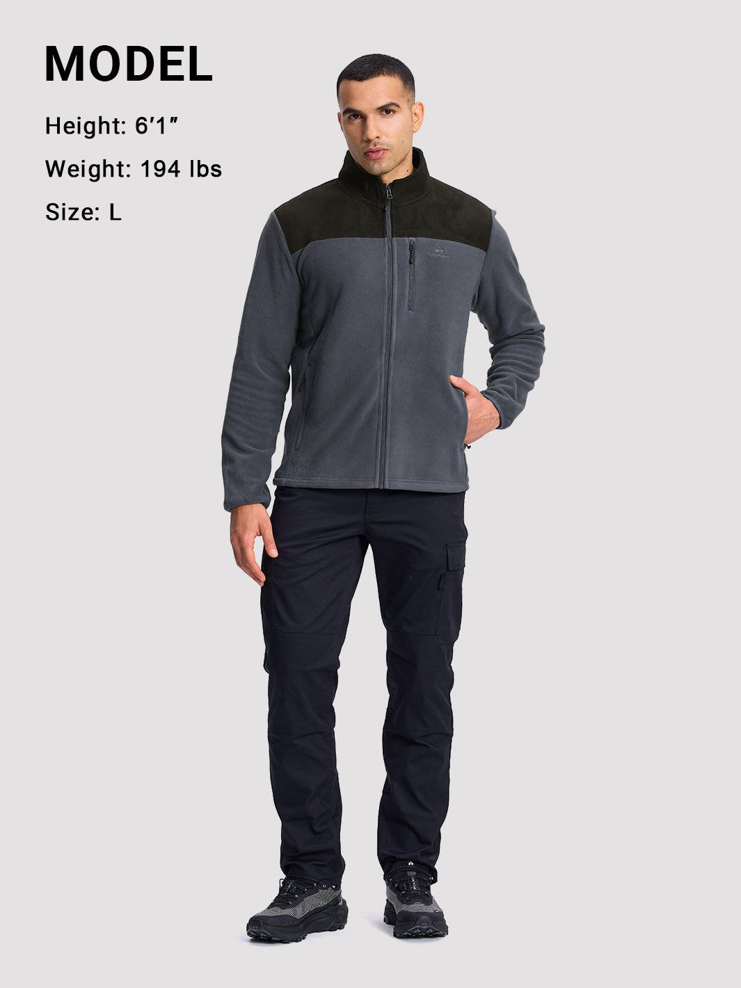 Men's Anti-Static Fleece Jacket PIONEER CAMP
