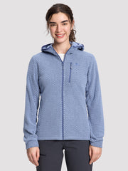 Women's Moisture-Wicking Wave Fleece Hoodie PIONEER CAMP