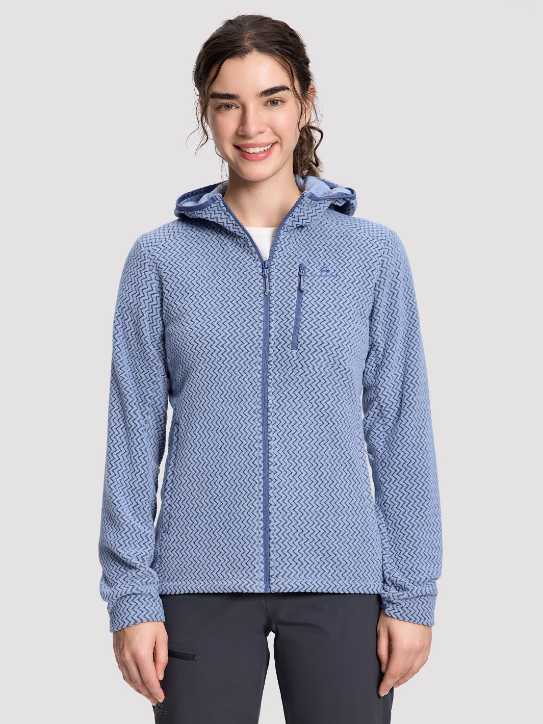 Women's Moisture-Wicking Wave Fleece Hoodie PIONEER CAMP