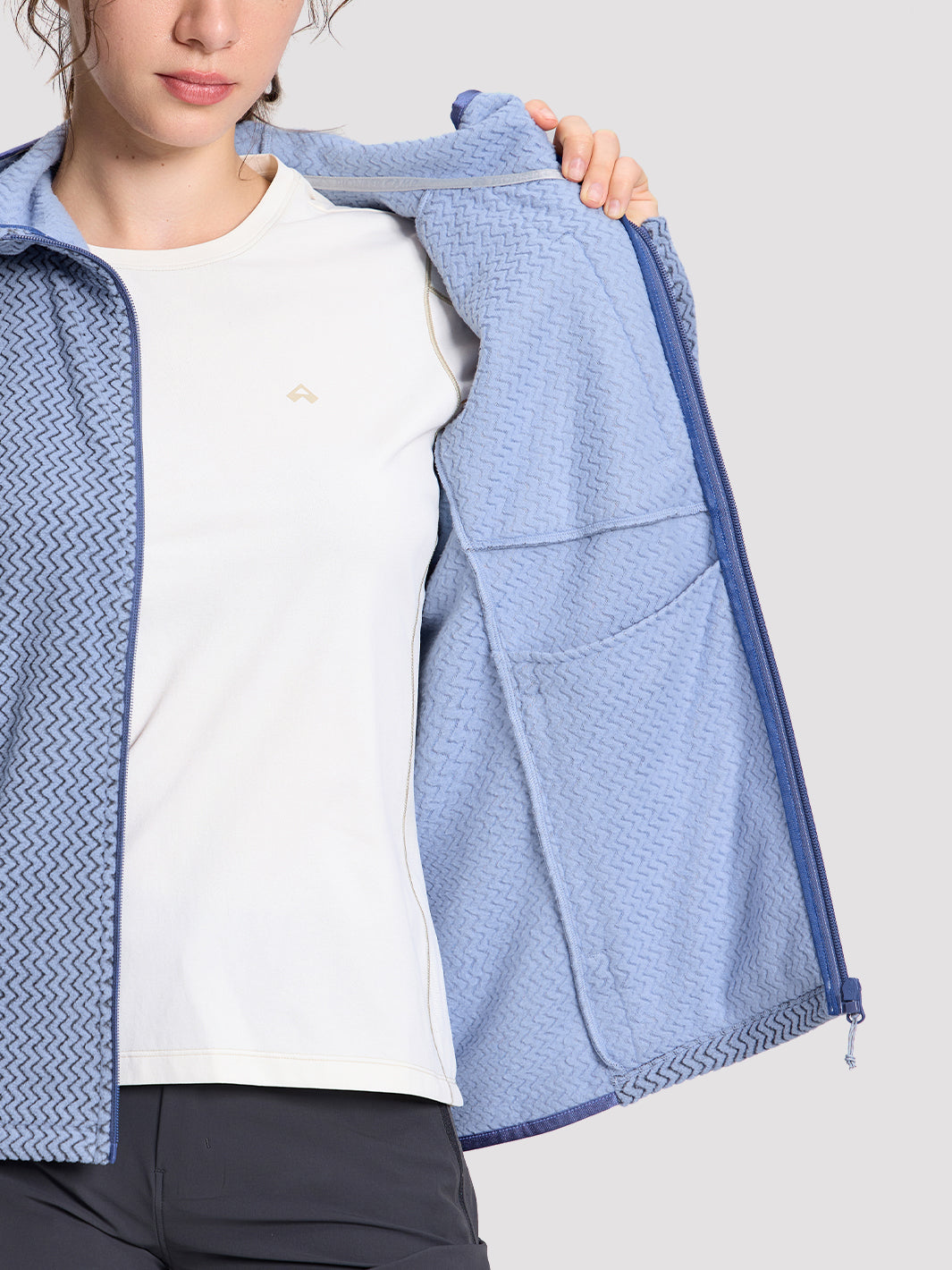 Women's Moisture-Wicking Wave Fleece Hoodie PIONEER CAMP