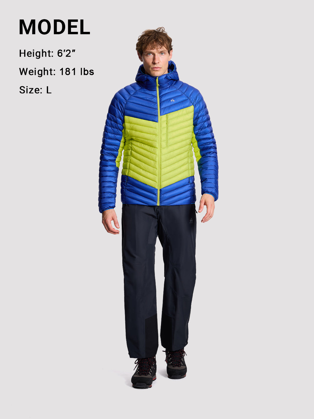 Men's Ultralight 900 Fill Power Water-Repellent Goose Down Jacket PIONEER CAMP