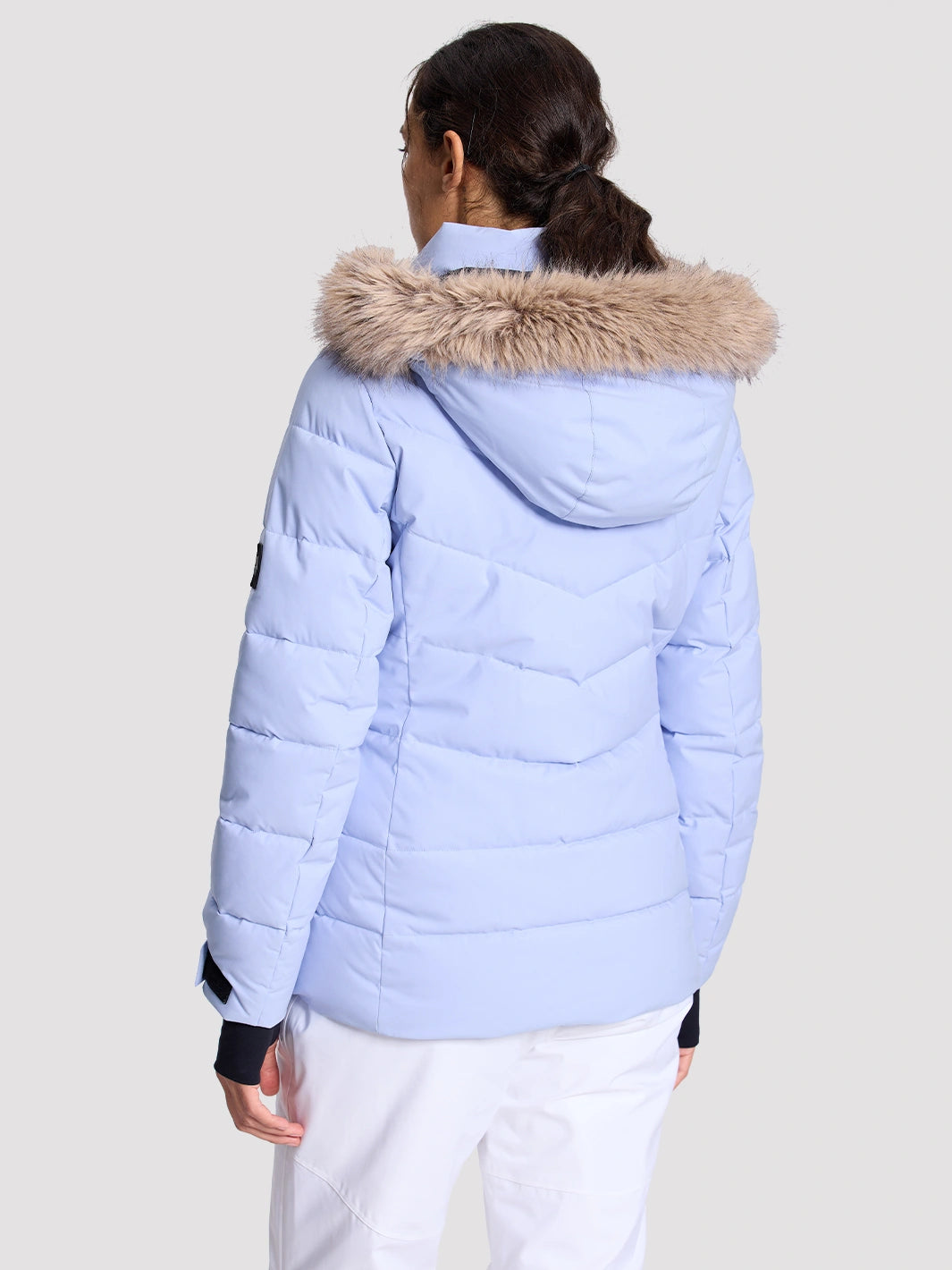 Women's Slim-Fit Faux Fur Collar SORONA Insulated Ski Jacket PIONEER CAMP