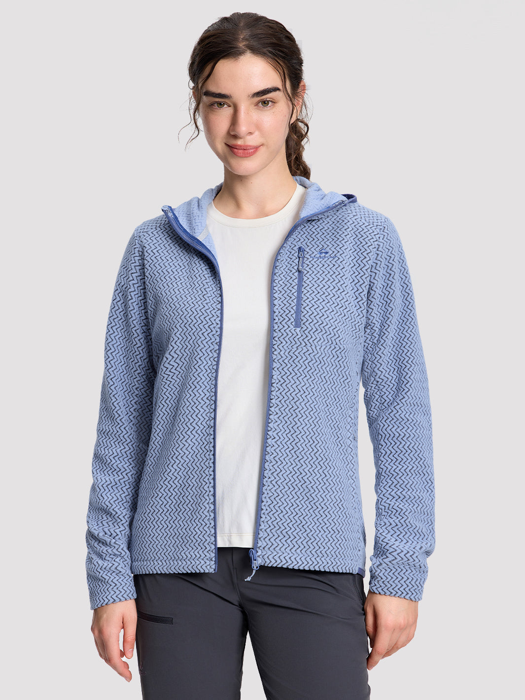 Women's Moisture-Wicking Wave Fleece Hoodie PIONEER CAMP